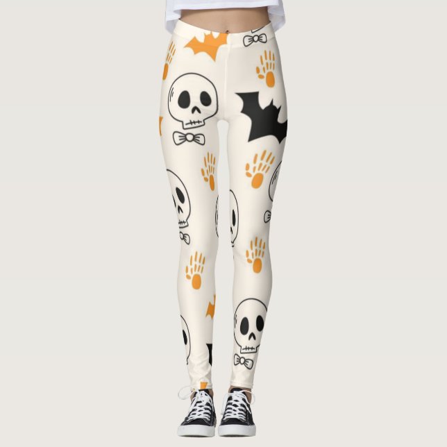 Spooky Halloween Leggings (Front)