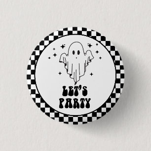 Spooky Halloween Let's party 3 Cm Round Badge