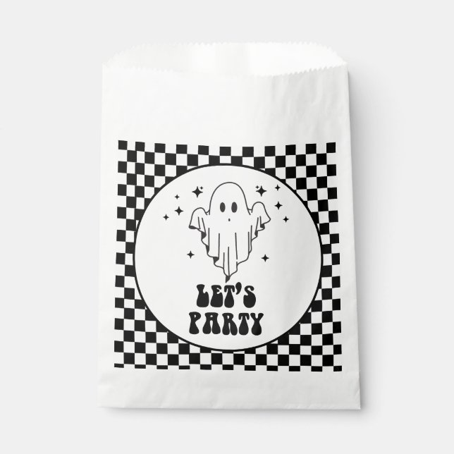 Spooky Halloween Let's party  Favour Bag (Front)
