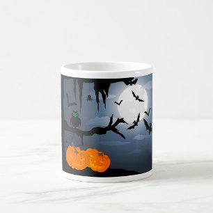 Spooky Halloween Night Scene  Coffee Mug