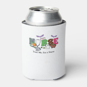 Spooky Halloween Nursing gift - Trust Me I A Nurse Can Cooler