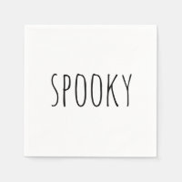Spooky Halloween Party. Cute Minimalist Typography
