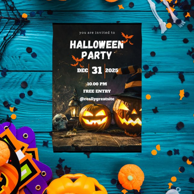 Spooky Halloween Party Invitation (Creator Uploaded)