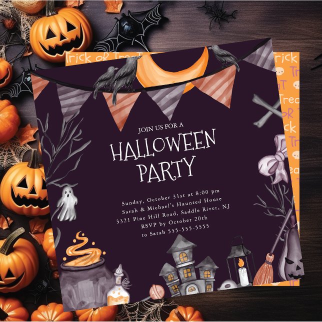 Spooky Halloween Party Invitation (Creator Uploaded)