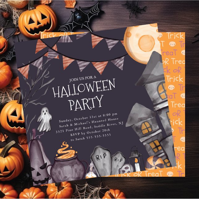 Spooky Halloween Party Invitation (Creator Uploaded)