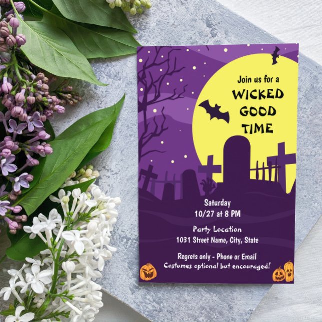 Spooky Halloween Party Invitation (Creator Uploaded)
