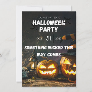 Spooky Halloween Party Invitation