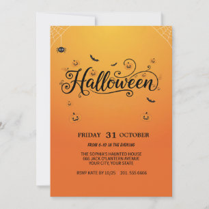 Spooky Halloween Party Invitation