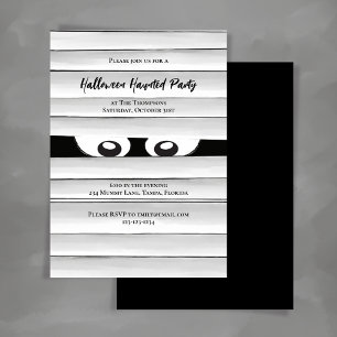 Spooky Halloween Party Mummy  Invitation