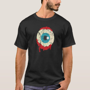 Spooky Halloween Party Scary Zombies Zombie Eyebal T-Shirt