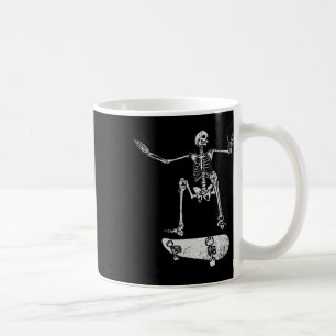 Spooky Halloween Party - Skateboarding Skeleton Co Coffee Mug