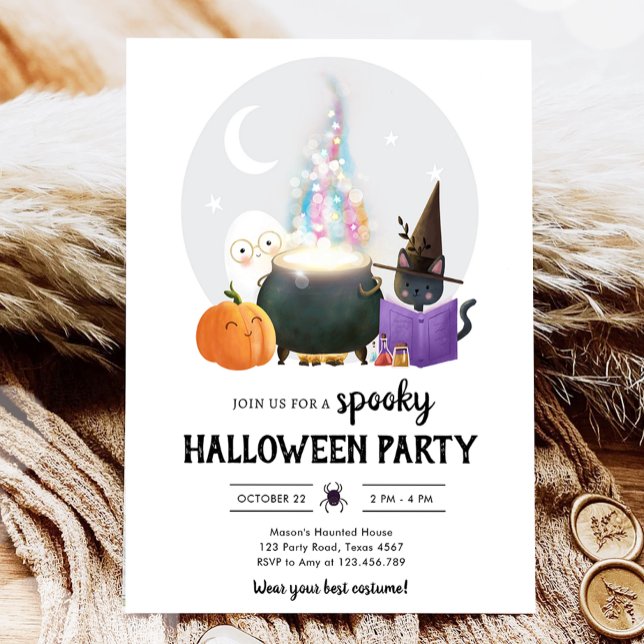 Spooky Halloween Party Spooktacular Costume Party Invitation (Creator Uploaded)