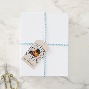 Spooky Halloween Party Thank You Gift Tags