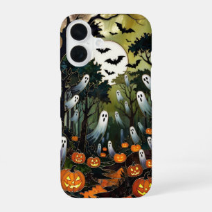 Spooky Halloween Phone Case Ghost Pumpkin Forest