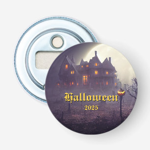 Spooky Halloween Pin  Bottle Opener