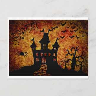 Spooky Halloween Postcard