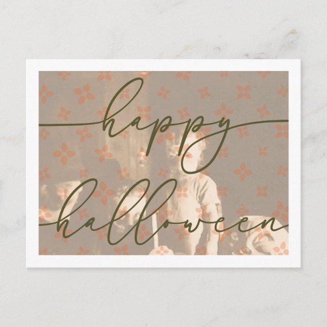 Spooky Halloween Postcard Template (Front)
