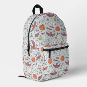 Spooky Halloween Printed Backpack