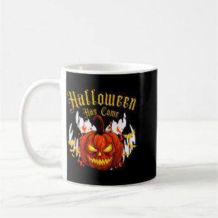 Spooky Halloween Pumpkin Coffee Mug