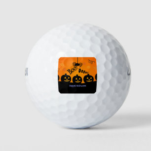 Spooky Halloween Pumpkins Jack-o-Lanterns Golf Balls