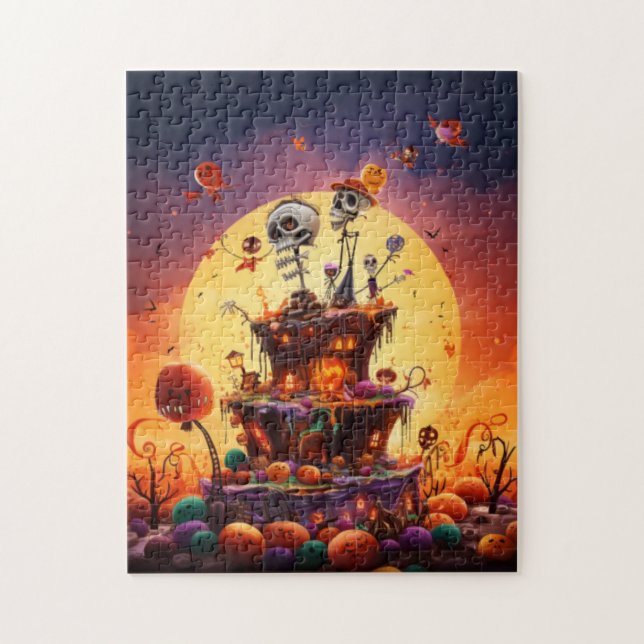 Spooky Halloween Puzzle (Vertical)