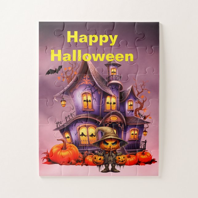 Spooky Halloween puzzle (Vertical)