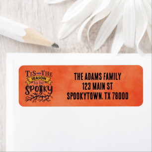 Spooky Halloween Return Address Label