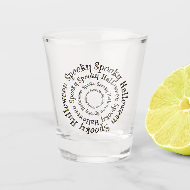 Spooky Halloween Shot glass (Front)