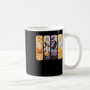 Spooky Halloween Silly-goose Pumpkin Ghost Treat O Coffee Mug