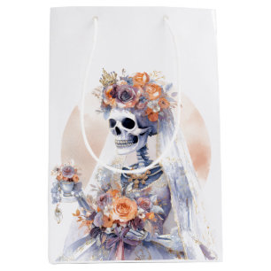 Spooky Halloween Skeleton Gift Bag