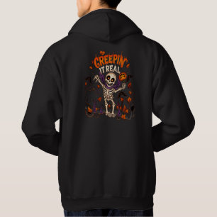 Spooky Halloween Skeleton Hoodie for Men