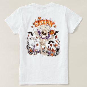 Spooky Halloween Skeleton T-Shirt