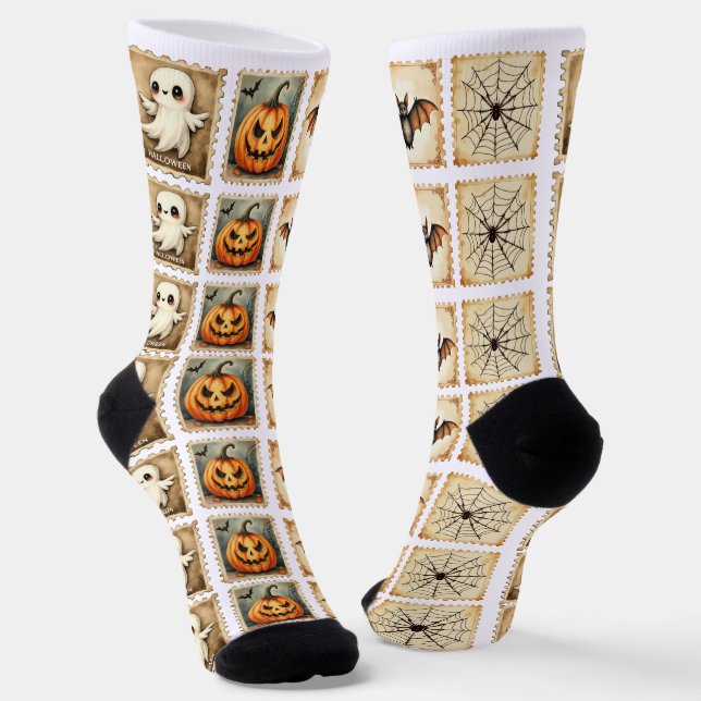 Spooky Halloween Socks (Angled)