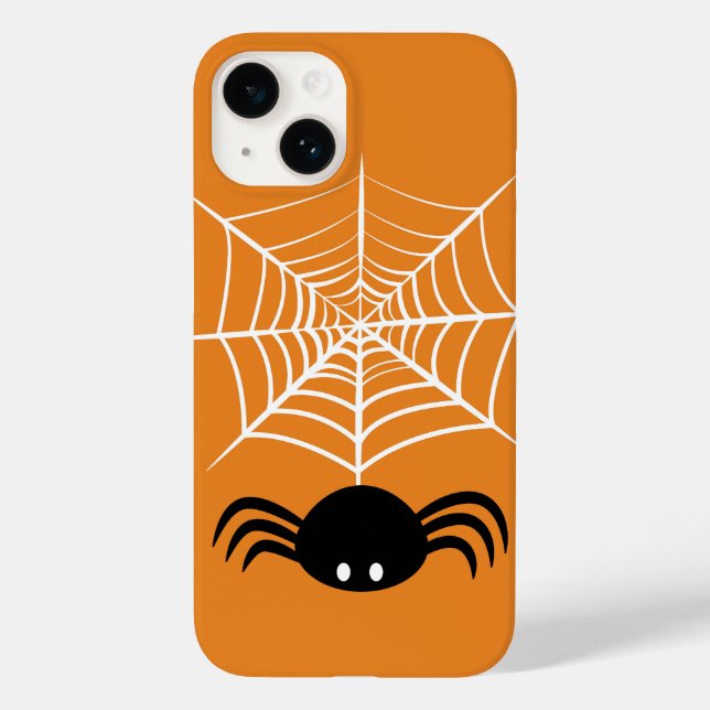 Spooky Halloween Spider Illustration Case-Mate iPhone Case (Back)