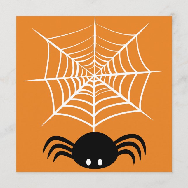 Spooky Halloween Spider Illustration Program (Front)