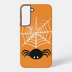 Spooky Halloween Spider Illustration Samsung Galaxy Case