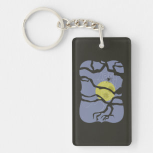 Spooky Halloween Spider Key Ring