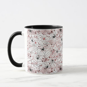 Spooky Halloween Spider Web Mug