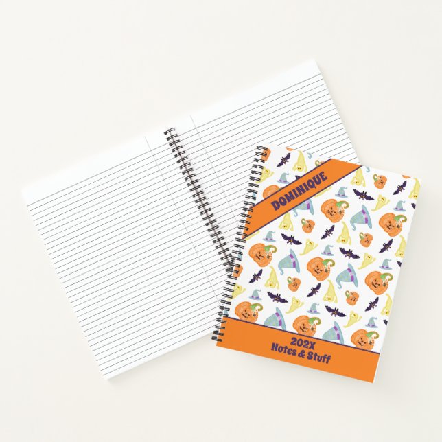 Spooky Halloween Spiral Notebook (Inside)