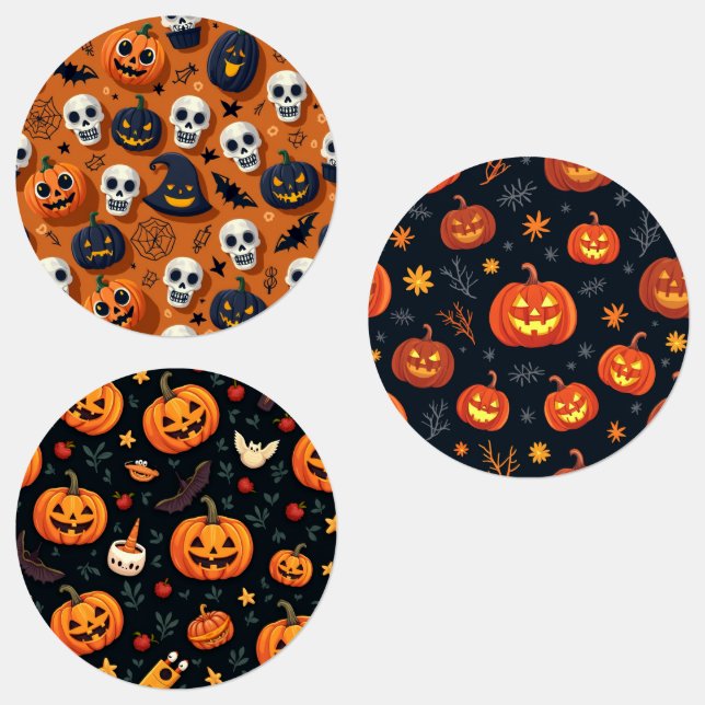 Spooky Halloween Stickers – Perfect for Decor! (Group)