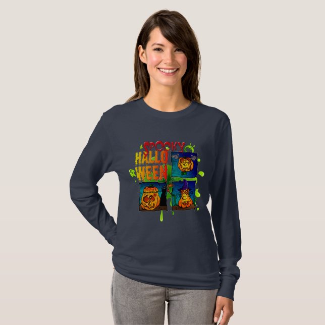Spooky Halloween T-Shirt (Front Full)