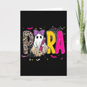 Spooky Halloween Teacher Para Counsellor Sped Prep Card