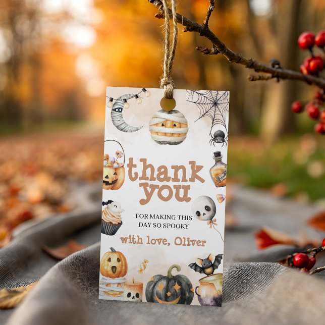 Spooky Halloween Thank You Tag (Creator Uploaded)
