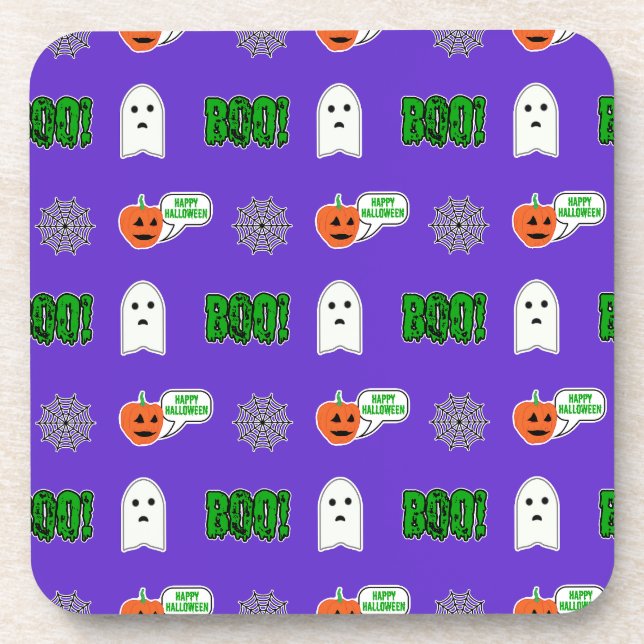 Spooky Halloween Theme Coaster (Front)