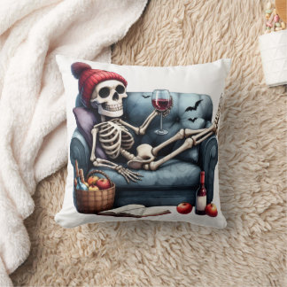 Spooky Halloween Throw Pillow