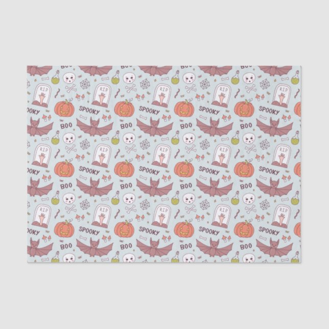 Spooky Halloween Tissue Paper (Front)