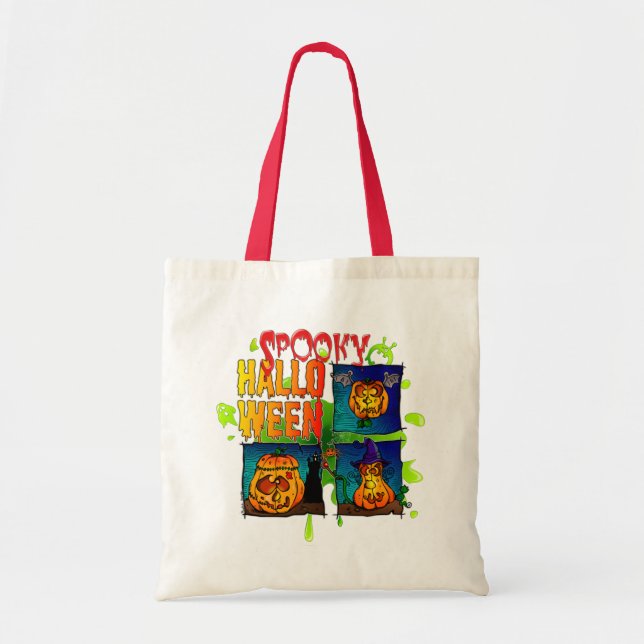Spooky Halloween Tote Bag (Front)