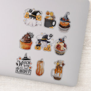 Spooky Halloween Treats Sticker Sheet