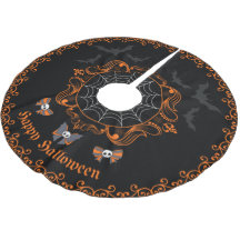 Spooky Halloween Tree Skirt