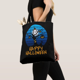 Spooky Halloween Tree Tote Bag